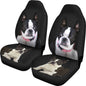 Seat Covers Car Front Row Two Packs Full Of Printed Animals