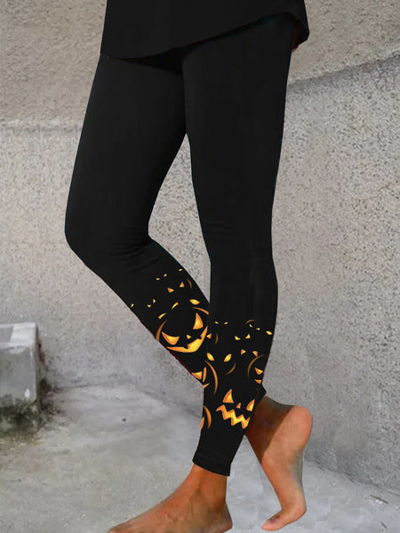 New Retro 3D Digital Print Pattern Women's Sports Yoga Pants