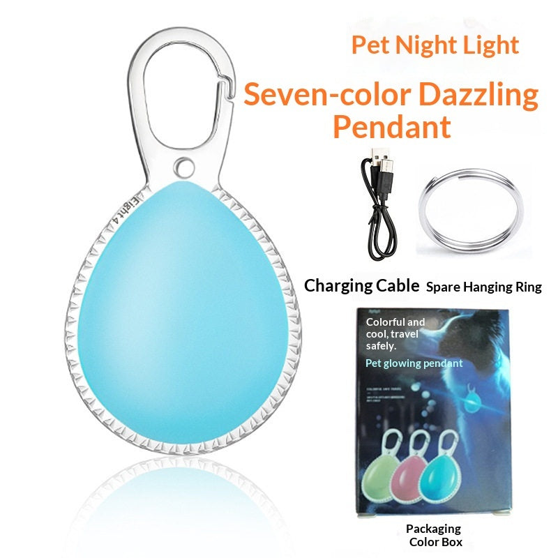 Nighttime Dog-Walking Pendant Light A Tiny Anti-Lost Accessory For Your Furry Friend