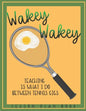 Lesson Plan Book Teaching is What I do Between Tennis Gigs with Wakey Wakey Tennis Racquet Cover: Teacher Lesson Plan Book for Tennis Fan or Player - Paperback