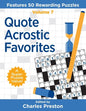 Quote Acrostic Favorites: Features 50 Rewarding Puzzles - Paperback