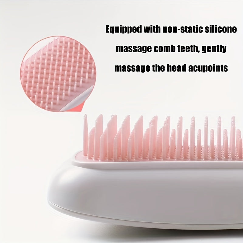 Portable Beauty Tool Scalp Comb, Electric Massage Comb, Body Relaxing High-Frequency Vibration Head Massager