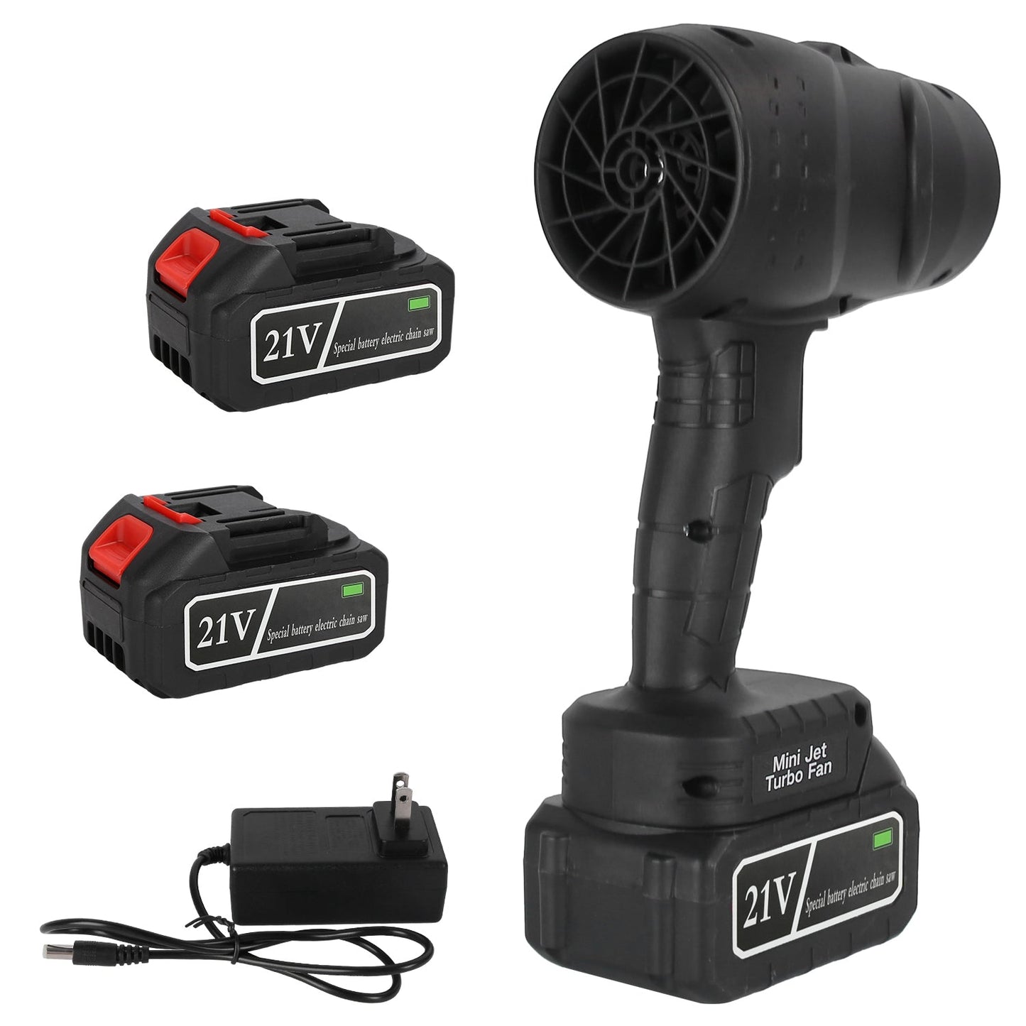 130000RPM Cordless Leaf Blower with 2×3Ah Batteries
