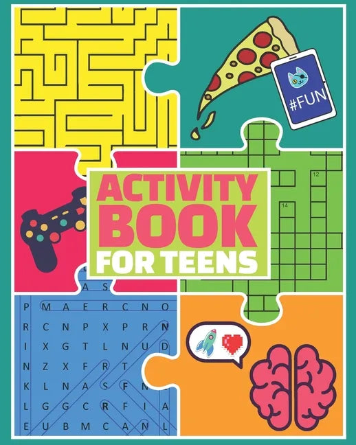 Activity Book for Teens: Puzzle Book and Brain Teasers for Teenagers - Paperback