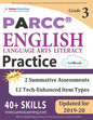 PARCC Test Prep: Grade 3 English Language Arts Literacy (ELA) Practice Workbook and Full-length Online Assessments: PARCC Study Guide - Paperback