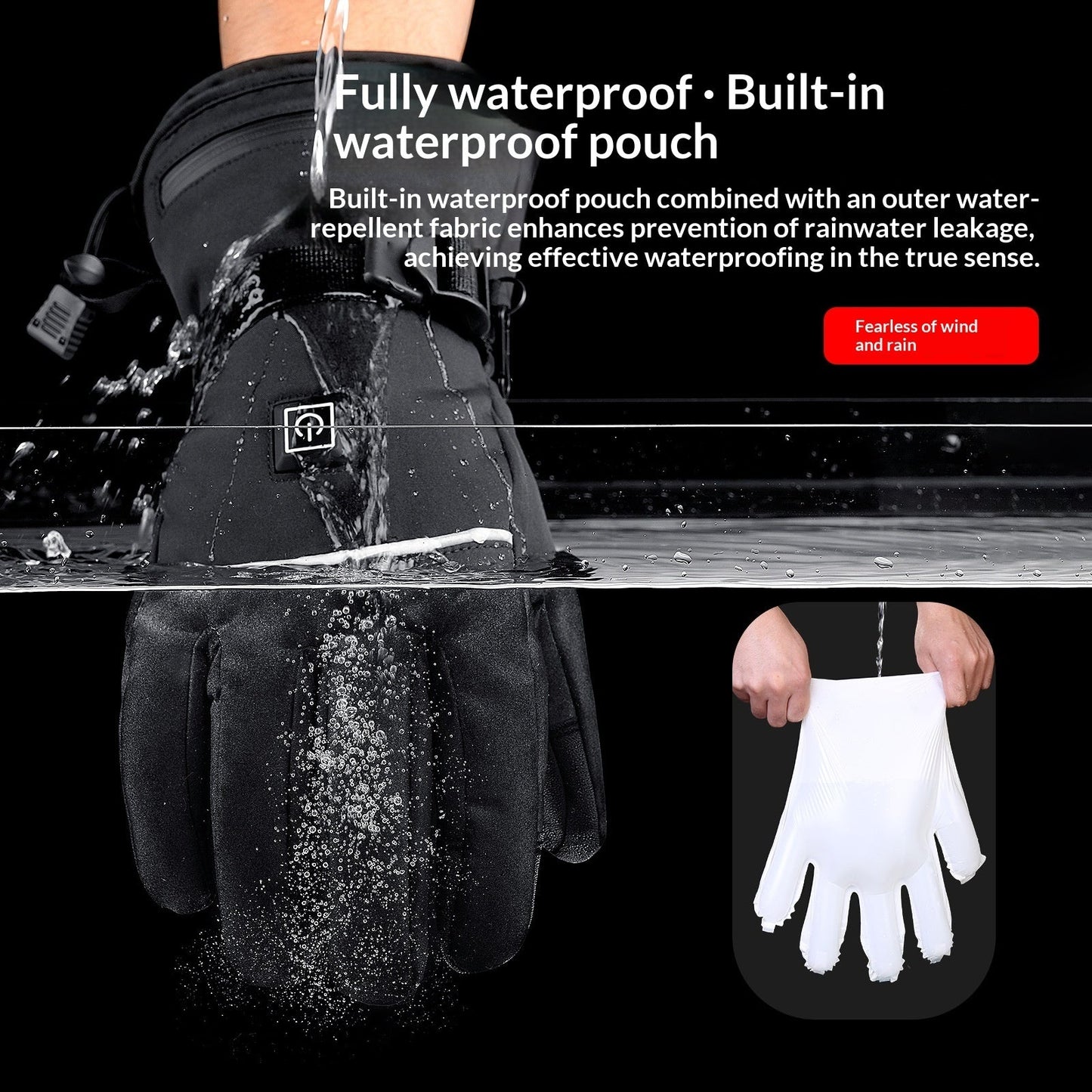 Warm Winter Outdoor Sports Gloves For Cycling And Skiing
