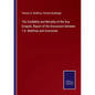 The Credibility and Morality of the four Gospels, Report of the Discussion between T.D. Matthias and Iconoclast - Paperback