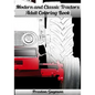Modern and Classic Tractors Adult Coloring Book - Paperback