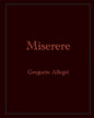 Miserere: Gregorio Allegri - Paperback