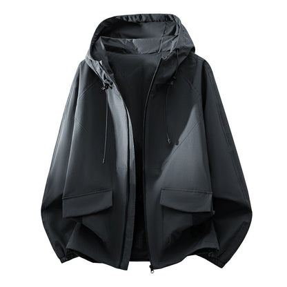 Spring And Autumn Unisex Jacket Mens Three Dimensional Line Design American Style