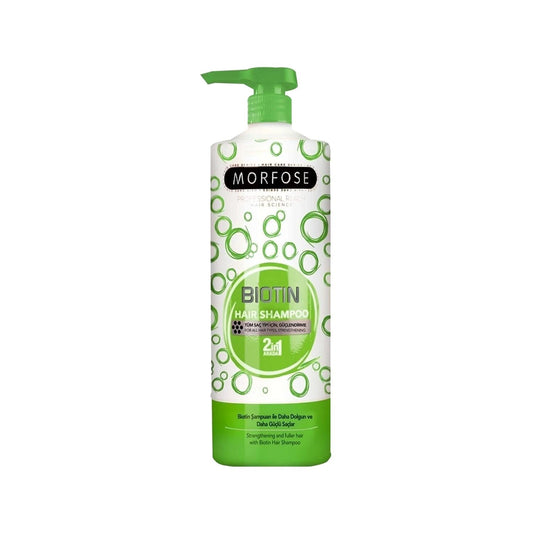 Morfose Biotin Shampoo 1000ml - Strengthen & Nourish Hair with Biotin Enriched Formula