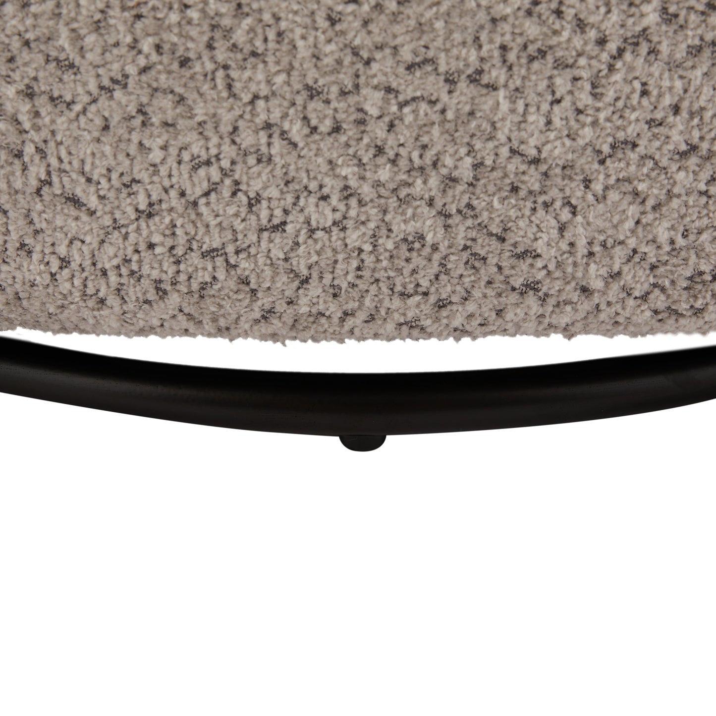 Accent Chair Swivel 360 Degree Fabric Gray Metal Frame 35x35x32 In