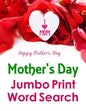 Mother's Day Jumbo Print Word Search - Paperback
