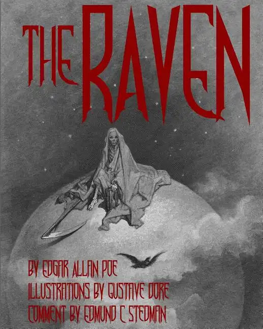 The Raven: Illustrated Cool Collectors Edition Printed in Calligraphy Fonts - Paperback