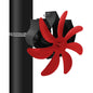 Thermal Power Magnet-free 7-blade Wall Hanging Fireplace Fan