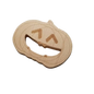 Pumpkin Jack-O-Lantern Wooden Teether Halloween Toy