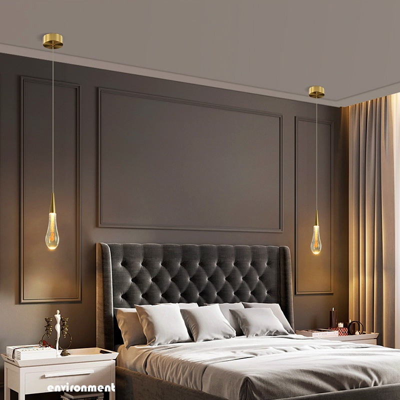 Creative Bedroom Bedside Chandelier Restaurantbar Droplet Pendant Light