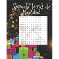 sopa de letras de navidad: Libro de b俍queda de palabras en espal para adultos con soluciones . Spanish Christmas Wordsearch - Paperback
