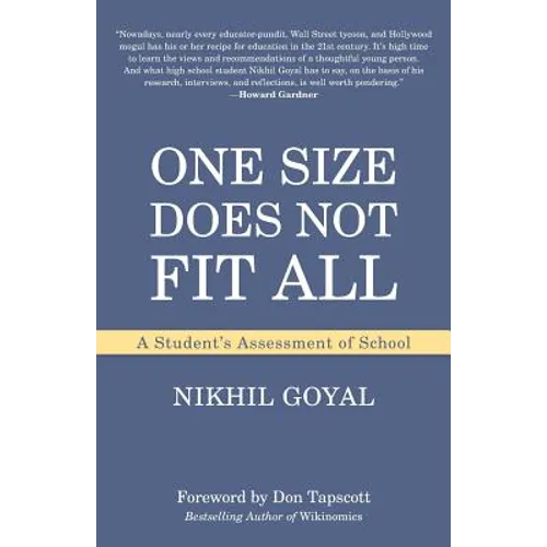 One Size Does Not Fit All: A Student's Assessment of School - Paperback