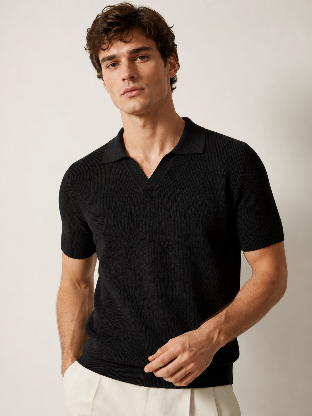 Italian Old Money Casual Breathable Mens