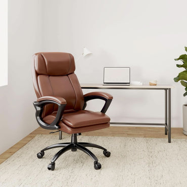 Fairbanks Big And Tall High Back Cognac Office Chair