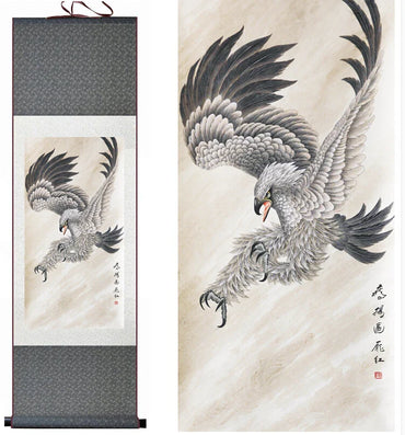 Eagle   painting   Chinese Art Painting Home Office Decoration Chinese eagle painting eaglePrinted painting