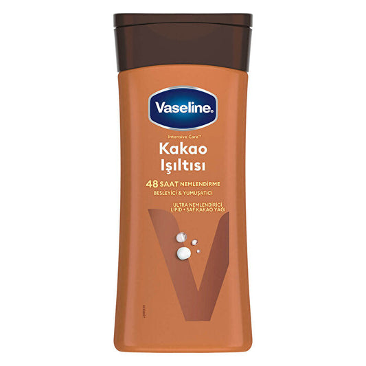 Vaseline Cocoa Glow Body Lotion 200ml - Deep Moisturizing Formula | Hydrating