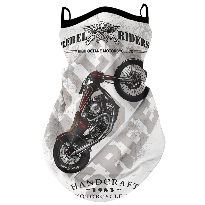 Motorcycle Riding Sun-protection Face Mask Ear-loop Headscarf