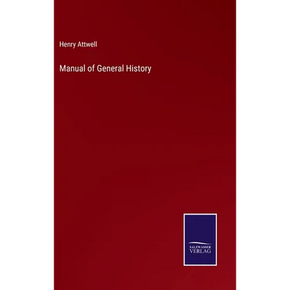 Manual of General History - Hardcover