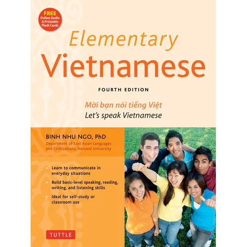 Elementary Vietnamese: Let's Speak Vietnamese, Revised and Updated Fourth Edition (Free Online Audio and Printable Flash Cards) - Paperback
