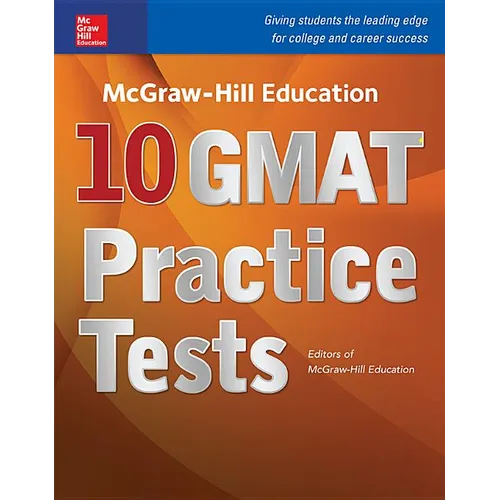 McGraw-Hill Education 10 GMAT Practice Tests - Paperback
