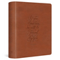 ESV Journaling Study Bible (Trutone, English Saddle, 1 Chronicles 28:9 Design) - Imitation Leather