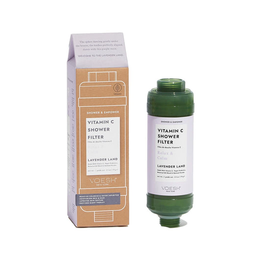 Voesh New York Vitamin C Shower Filter with Lavender Scent - Improves Skin and Hair Health