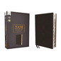 Nasb, Thinline Bible, Leathersoft, Black, Red Letter Edition, 2020 Text, Thumb Indexed, Comfort Print - Imitation Leather