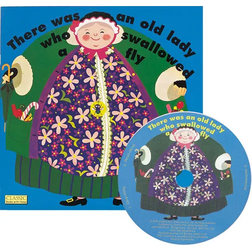 There Was an Old Lady Who Swallowed a Fly [With CD (Audio)] - Paperback