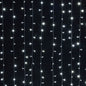 3Mx3M White 300 LED Curtain Fairy String Light 8 Models Garden Patio Party Decoration
