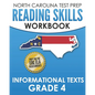 NORTH CAROLINA TEST PREP Reading Skills Workbook Informational Texts Grade 4: Preparation for the End-of-Grade ELA/Reading Assessments - Paperback