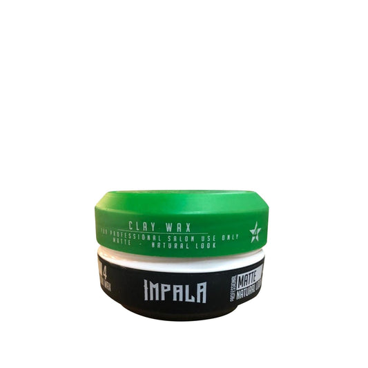 Impala No 4 Matte Natural Hair Wax 150ml - Styling Product with Matte Finish, Natural Ingredients