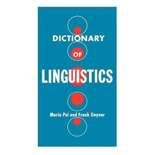 Dictionary of Linguistics - Paperback