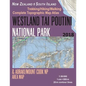 Westland Tai Poutini National Park & Aoraki/Mount Cook NP Area Map Trekking/Hiking/Walking Complete Topographic Map Atlas New Zealand South Island 1: - Paperback