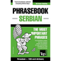 English-Serbian phrasebook and 1500-word dictionary - Paperback