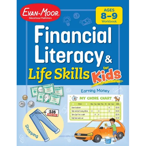 Financial Literacy and Life Skills for Kids, Age 8 - 9 Workbook - Paperback