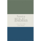 Biblia Rvr 1960 Letra Grande Tamaño Manual Tricolor Verde Oscuro Crema Turquesa Oscuro Con Cierre E Índice (Bible Rvr 1960 Large Print Handsize Leathe - Leather