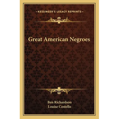 Great American Negroes - Paperback