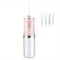 4-in-1 Cordless Water Flossers Oral Irrigator With DIY Mode 4 Jet Tips