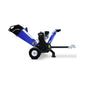Heavy-Duty 4-Inch 208CC Gas Drum Wood Chipper Shredder With Tow Hitch (SAK47504)