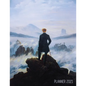 Wanderer Above the Sea of Fog Planner 2021: Caspar David Friedrich Painting Artistic Romantic Year Agenda: for Daily Meetings, Weekly Appointments, Sc - Paperback