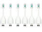 4 or 6-Pack: Replacement e-Series-Compatible Toothbrush Heads