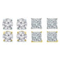 4-Pack: Crystal Stud Earrings Set
