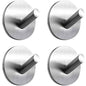 4-Pack: Heavy Duty Durable 304 Stainless Steel Wall Hangers